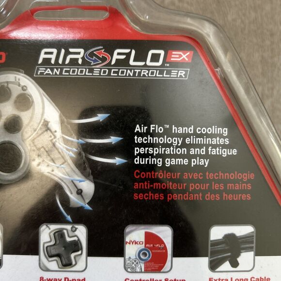 Nyko Air-Flo EX Fan Cooled Wired USB Controller for PC MAC Computer New Sealed - Picture 7 of 8